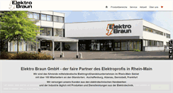 Desktop Screenshot of elektro-braun.de