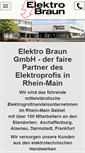 Mobile Screenshot of elektro-braun.de
